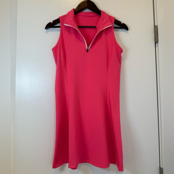no brand Dresses & Skirts - 🪩 Hot Pink Unmarked Sleeveless Athletic/ Tennis Dress Athleisure, Sporty Small